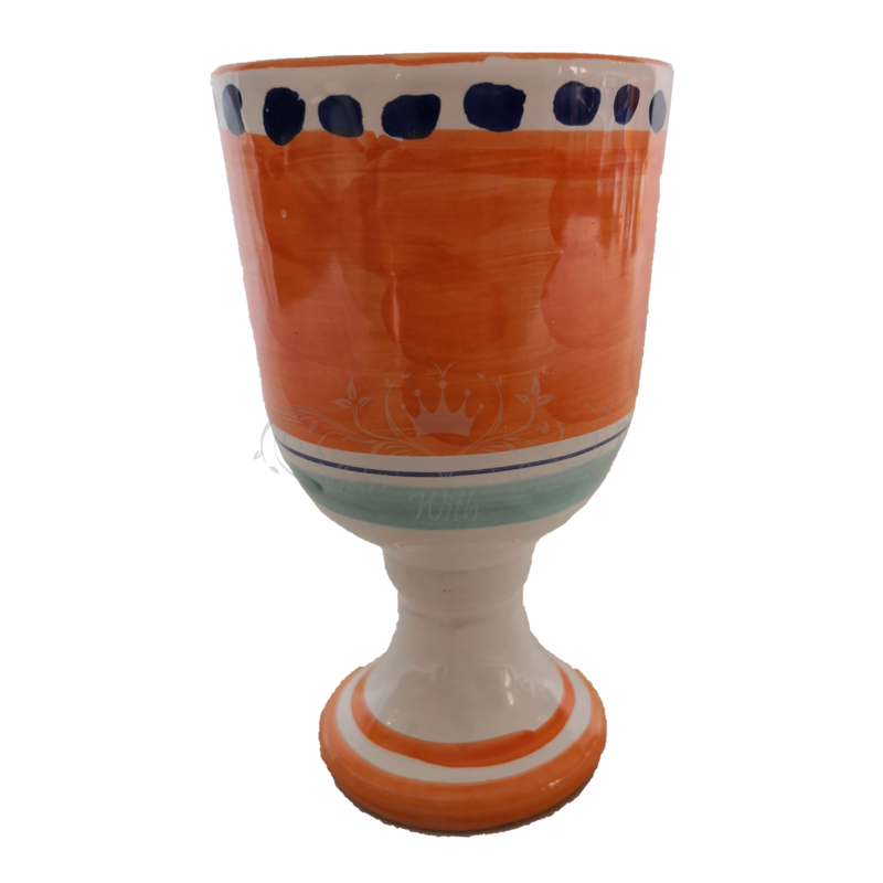Goblet. Brushstroke Collection. Vietri...