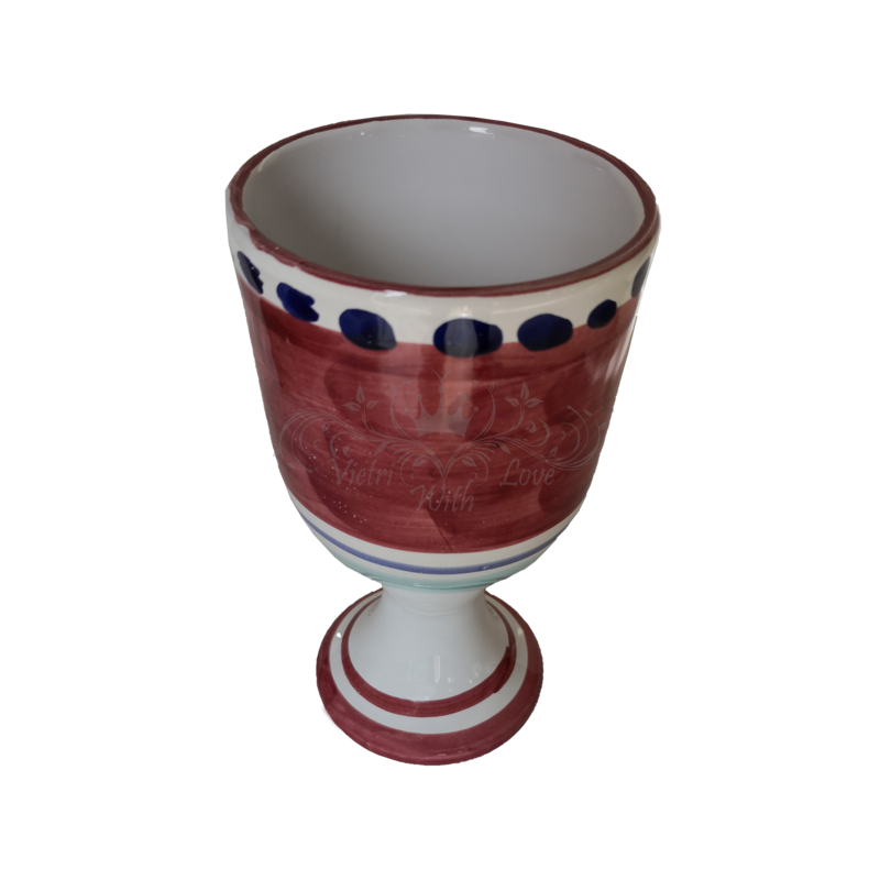 Goblet. Brushstroke Collection. Vietri...