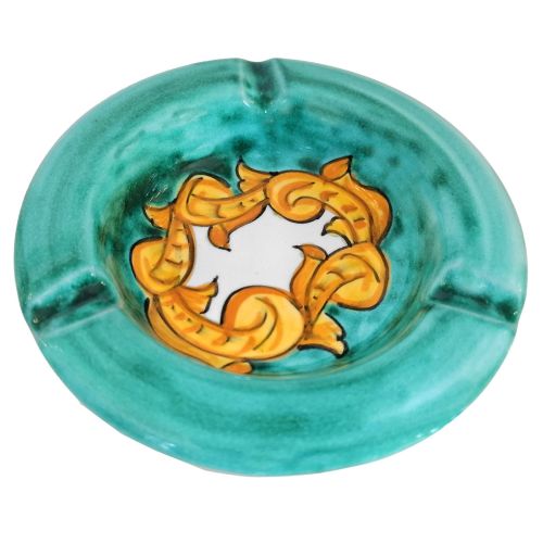 Ceneriera. Posacenere. Bomboniera in Ceramica di Vietri....