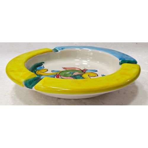 Ashtray and Favour in Vietri Ceramics. Hand-Painted 2