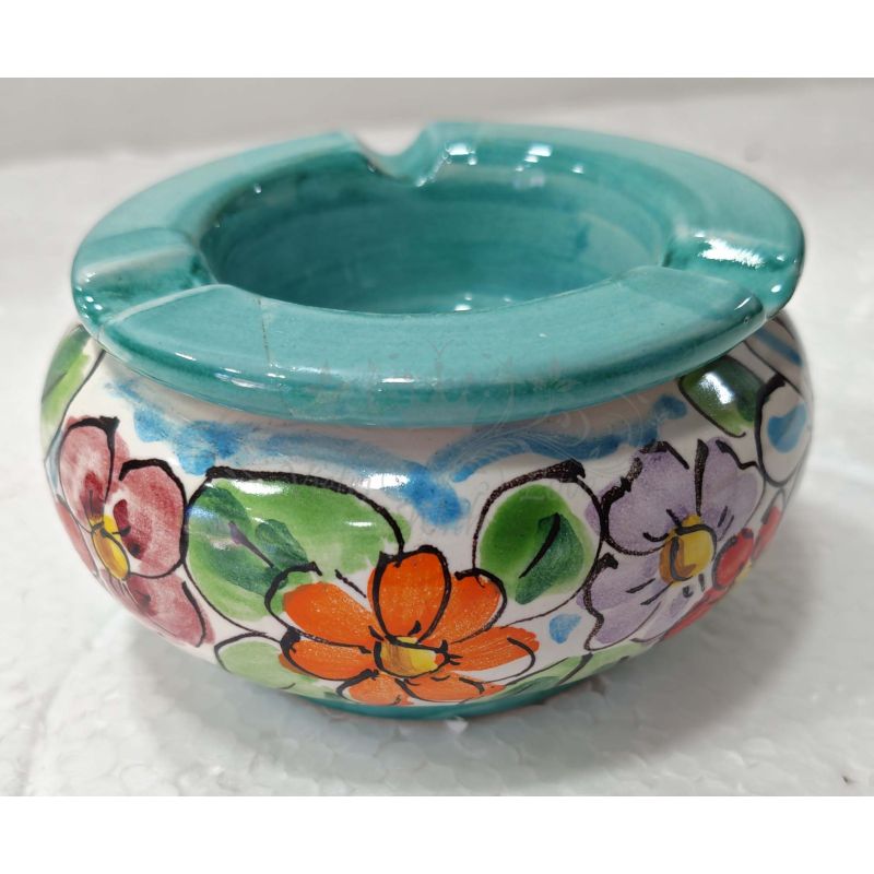 Ceneriera Antivento e Bomboniera in Ceramica di...