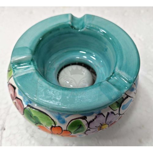 Ceneriera Antivento e Bomboniera in Ceramica di Vietri....