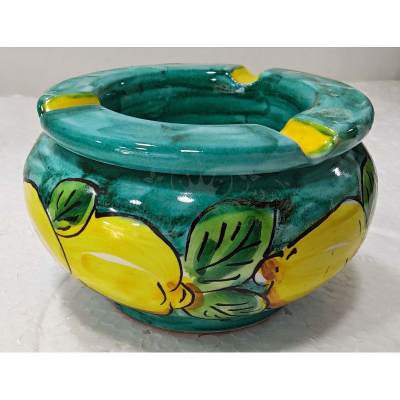 Ceneriera Antivento e Bomboniera in Ceramica di...