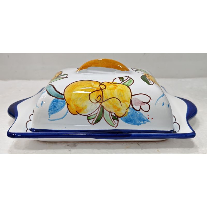 Butter/Cheese Tray. Lemon Line. Vietri Ceramic....