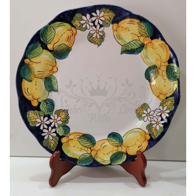Teller. Top-Linie. Zitronen und Orangenblüten....