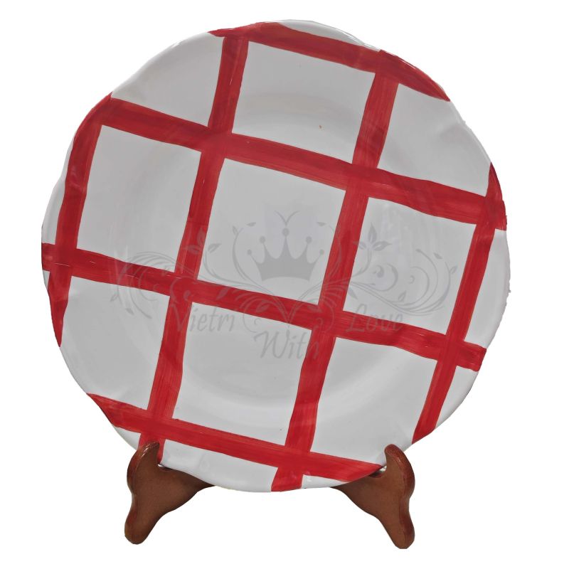 Plate. Stripes Line. Vietri Ceramics. Available...