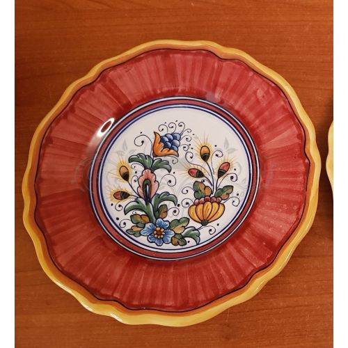 Dish, plate Top Line flower line centro, pennellato light... 2