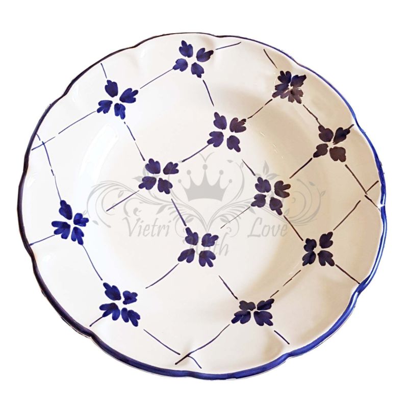 Plate. Flowers Collection. Vietri ceramic....