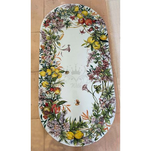 Ceramicized lava stone table. Nature Explosion. Top line.... 2