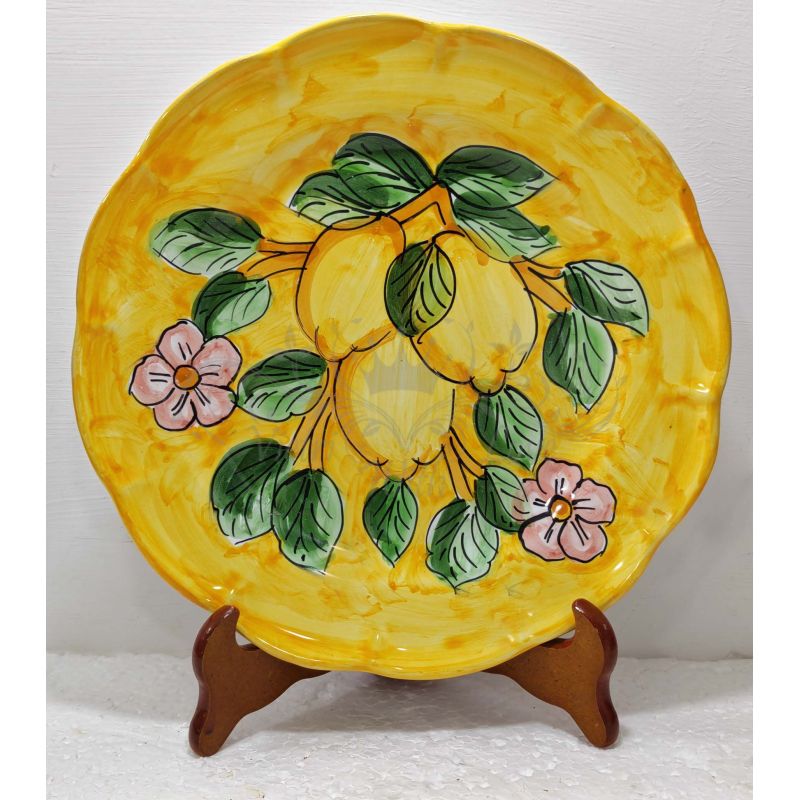 Plate. Lemons Collection. Vietri ceramic....