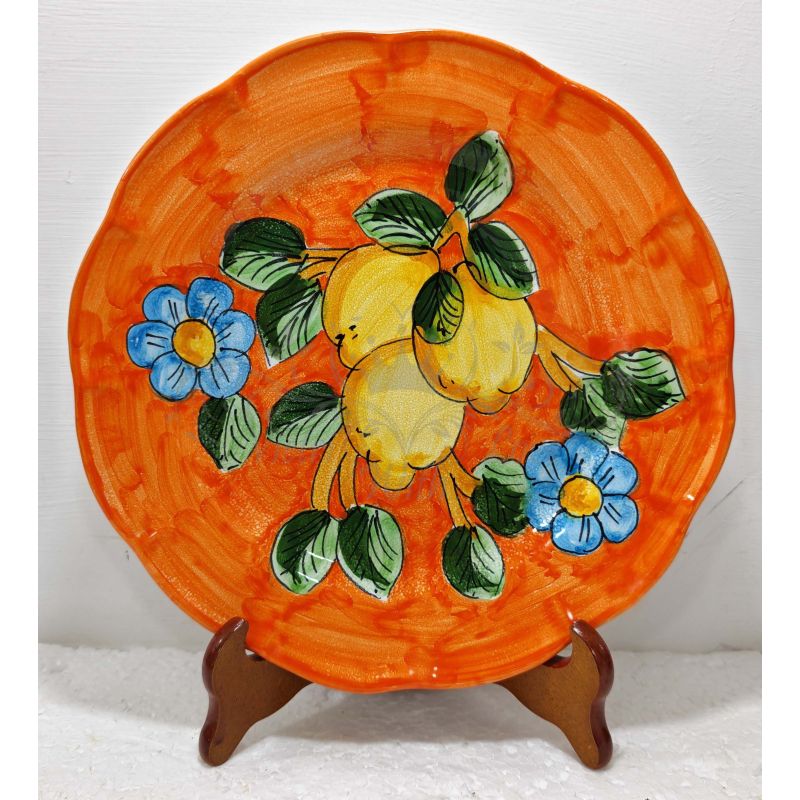 Plate. Lemons Collection. Vietri ceramic....