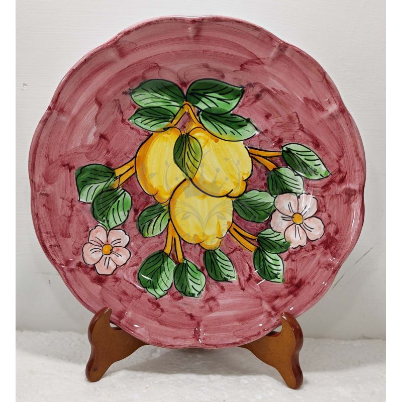 Plate. Lemons Collection. Vietri ceramic....