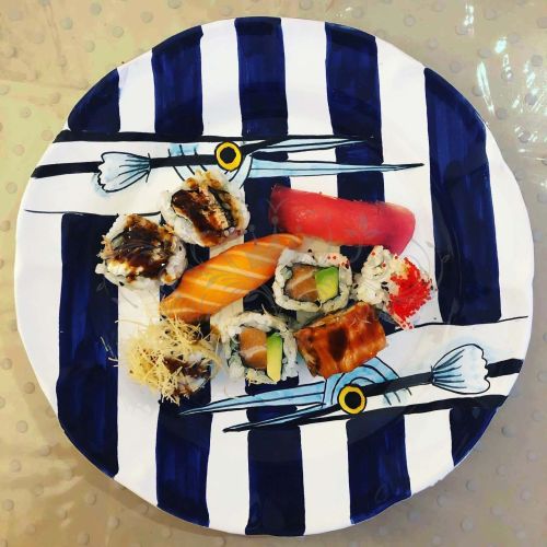 Restaurant Line - Plate. Stripes Line. Vietri Ceramic.... 2