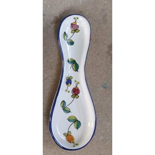 Cucharón campanas línea cucharón. Cerámica Vietri pintada a mano