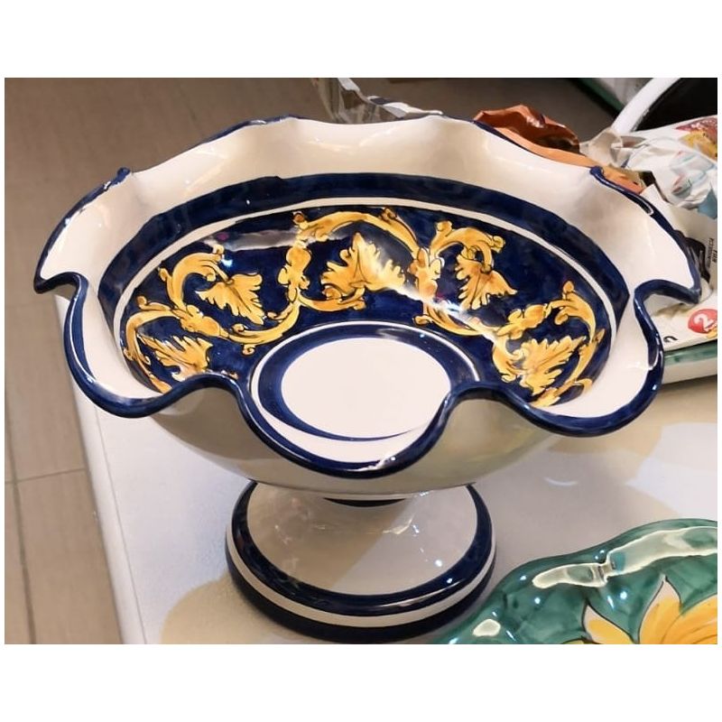 Scalloped Centerpiece / Pedestal Stand –...
