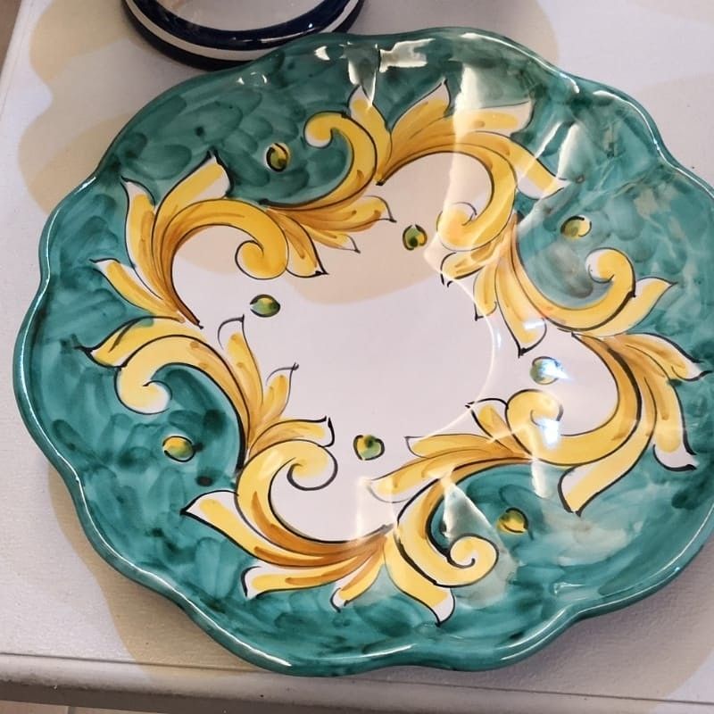 Vietri plate centerpiece original ceramic...