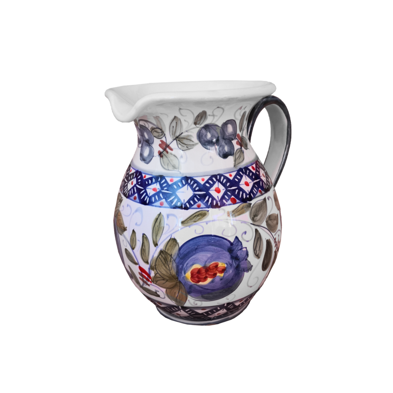 Brocca Panciuta. Linea Barocco. Ceramica di...