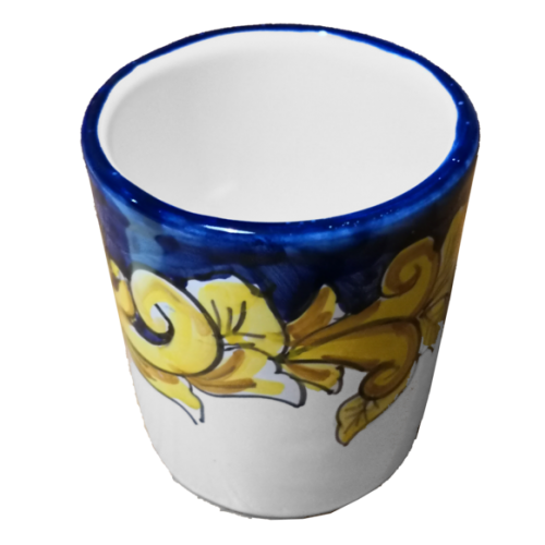 Vaso. Línea Barroca. Cerámica de Vietri. Pintado a Mano. 2