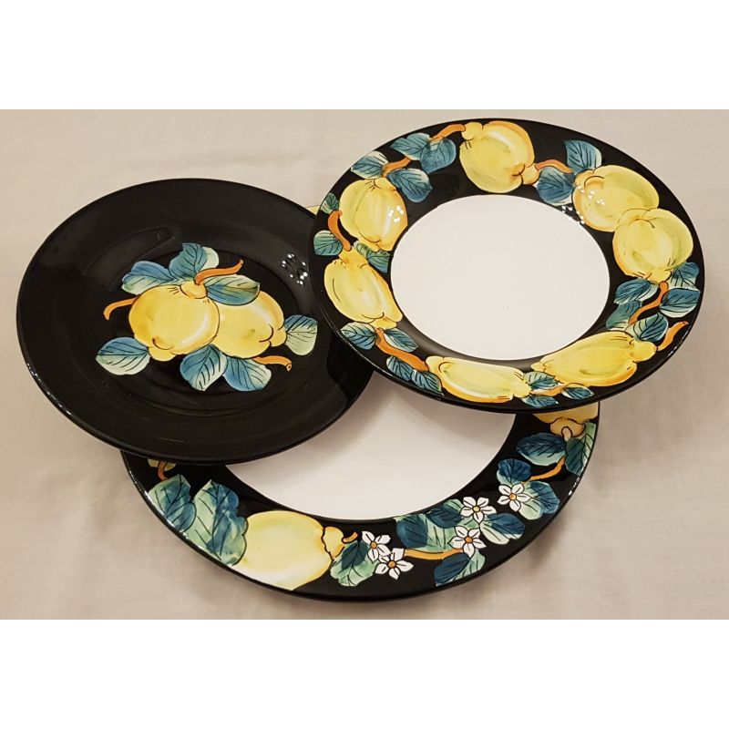 Plate. Top Line. Lemons and Orange Blossoms...