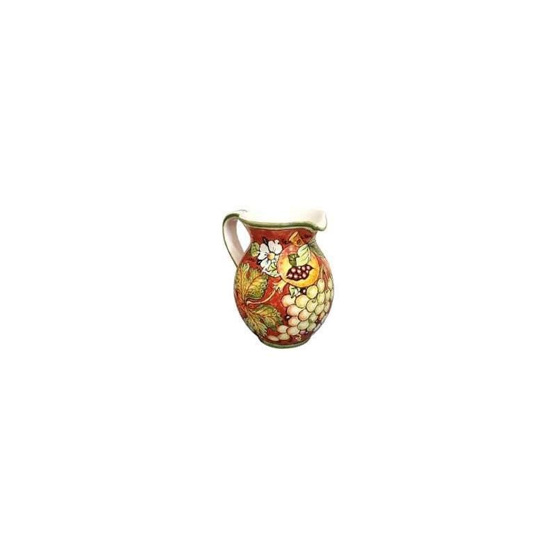Bulbous Pitcher. Fruit Line. Vietri ceramics....