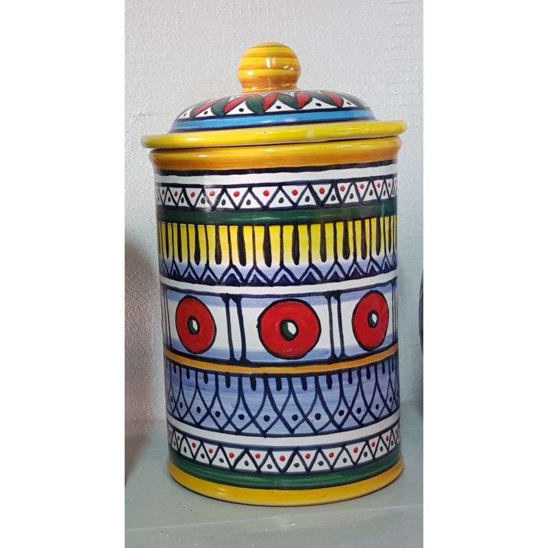 Customizable Jar. Geometric Line. Vietri...