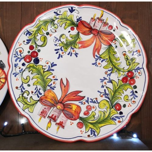 Dish, plate cake christmas line white Background....