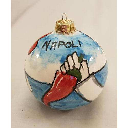 Christmas Bauble. Christmas Ornament. Vietri Ceramics....