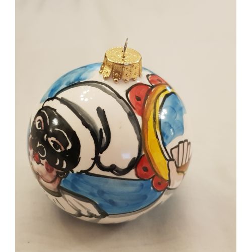 Weihnachtskugel. Weihnachtsschmuck. Vietri-Keramik.... 2