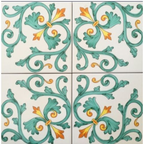 Tiles - Square Tiles handpainted Vietri ceramics