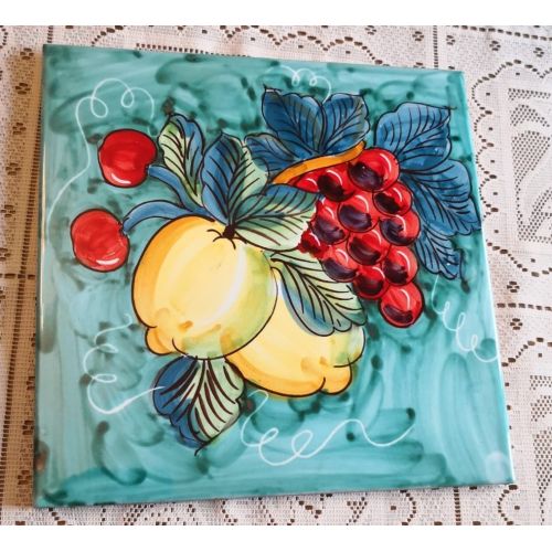 Mattonelle - piastrelle quadrate in ceramica vietrese...