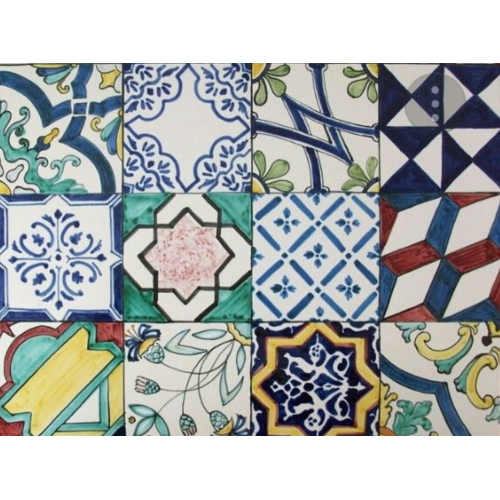 Tiles - Square Tiles handpainted Vietri ceramics