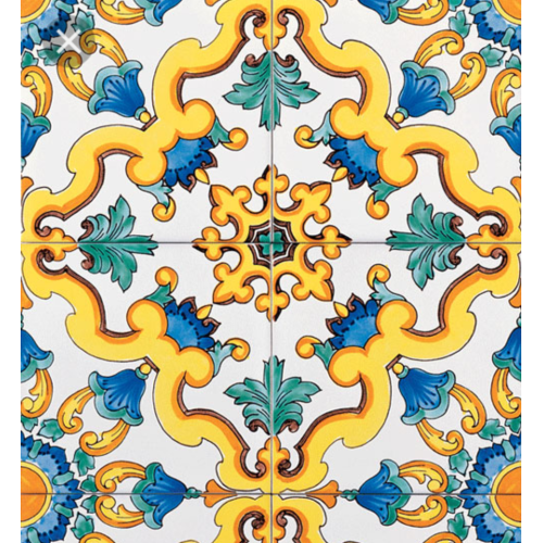 Tiles - Square Tiles handpainted Vietri ceramics
