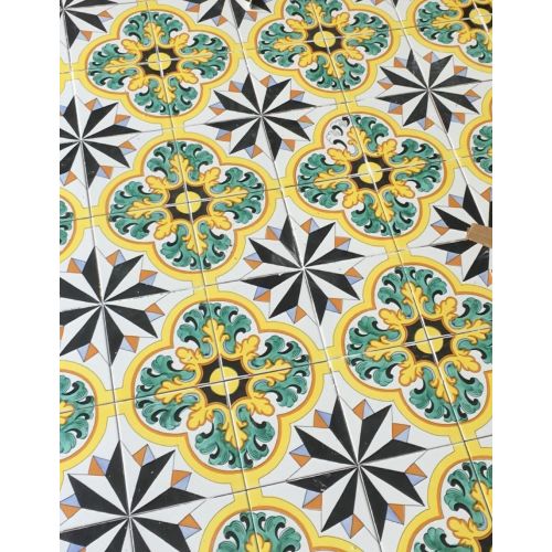 Mattonelle - piastrelle quadrate in ceramica vietrese...