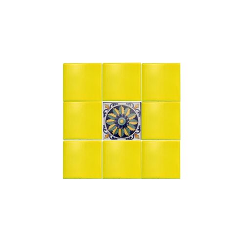 Mattonelle - piastrelle quadrate in ceramica vietrese...