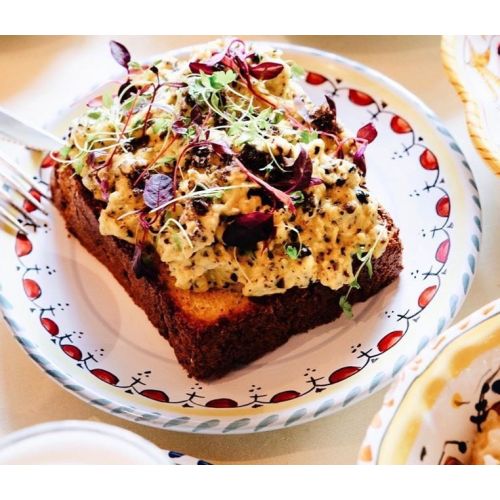 Restaurant Line - handpainted Vietri ceramic. Available...