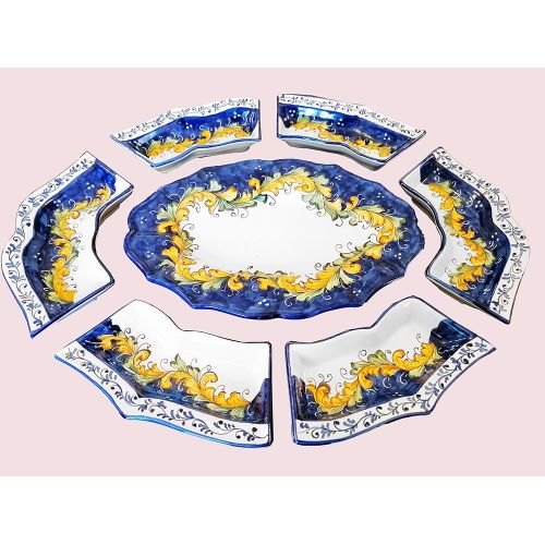Appetizer set. Cold Dinner. 7 pieces. Baroque line.... 2