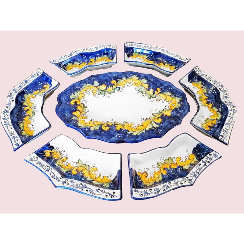 Appetizer set. Cold Dinner. 7 pieces. Baroque...