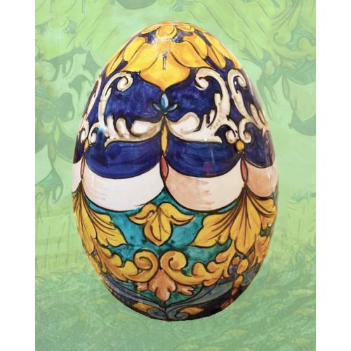 Collectible Easter eggs. In Vietri ceramic. Hand painted