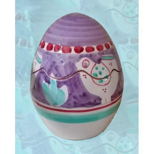 Easter Egg. handpainted Vietri ceramic.