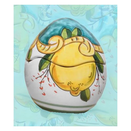 Easter Egg. handpainted Vietri ceramic.