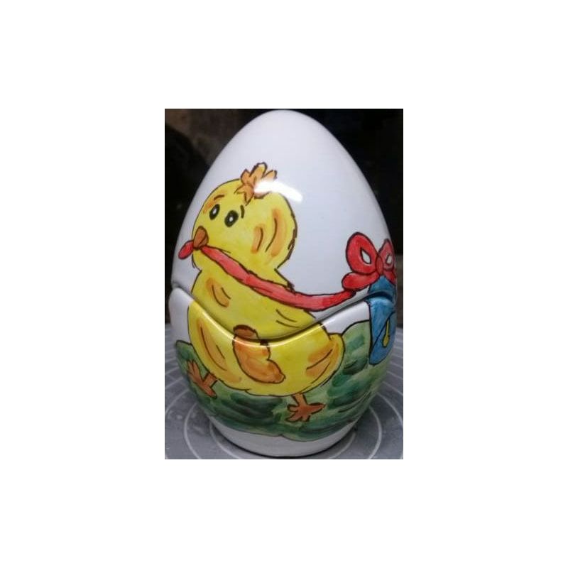 Easter Egg. handpainted Vietri ceramic.