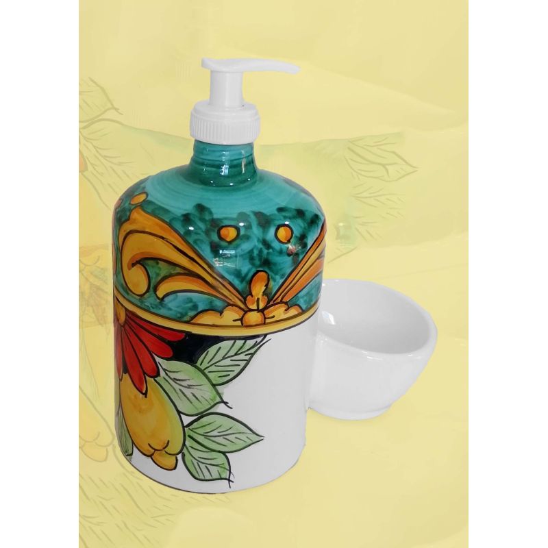 Soap dispenser with sponge holder. Double Decor...