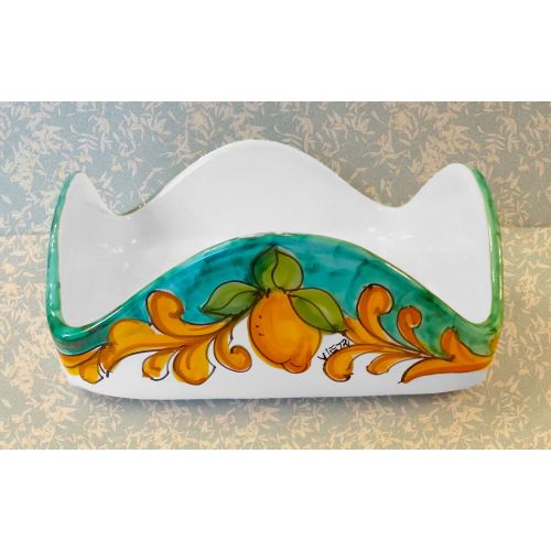 Table Napkin holder Baroque and lemons. handpainted... 2