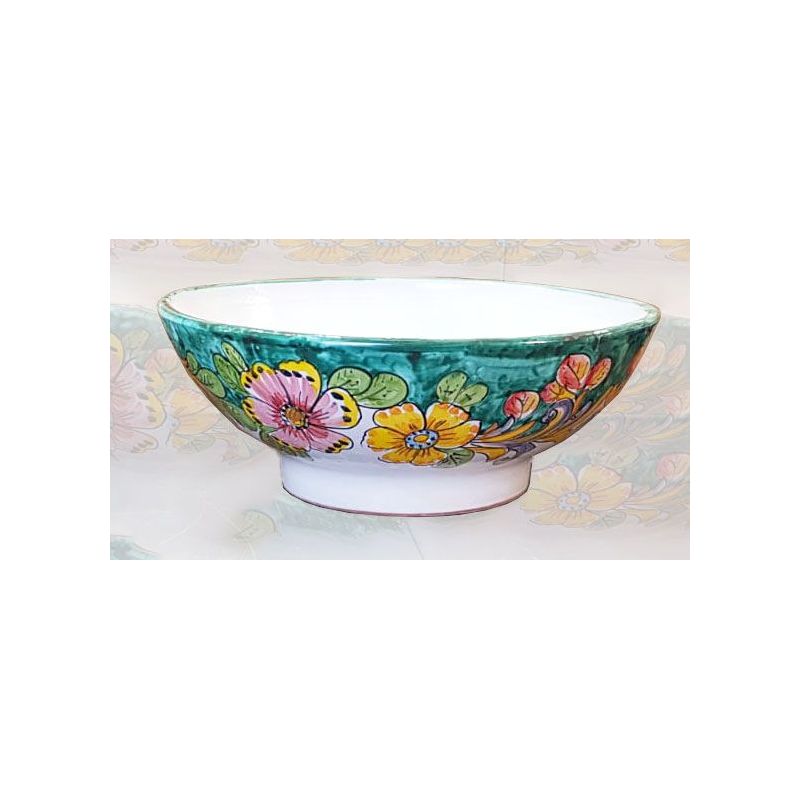 Vase bowl for plants Flowers. handpainted...