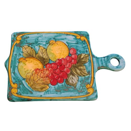 Chopping board / Cheese Board Copper green background...