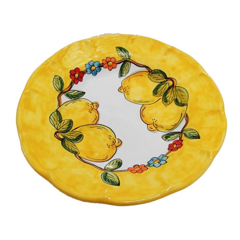 Plate. Lemons and Flowers Collection. Vietri...