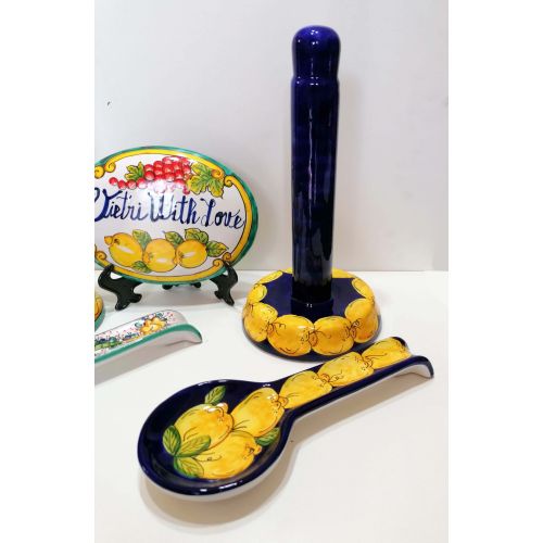 Set Cucina. Ceramica di Vietri dipinta mano