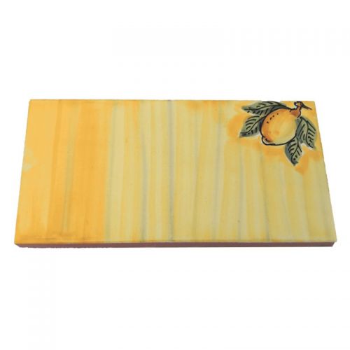 Azulejo marcador de posición amarillo