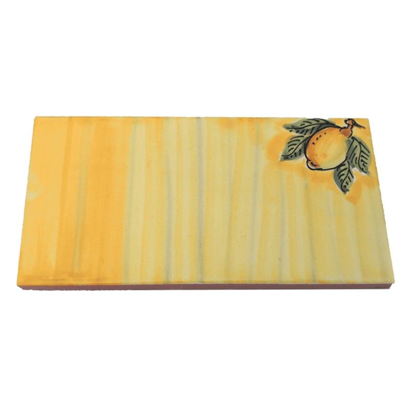 Mattonella Segnaposto gialla