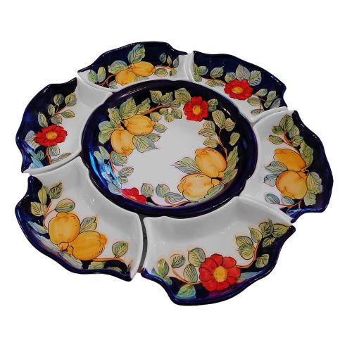 Appetizer set. Cold Dinner. 7 pieces. Flowers & Lemons... 2